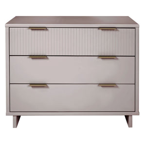Manhattan Comfort Granville Modern Dresser and Nightstand Light Grey GRAN046