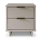 Manhattan Comfort Granville Modern Dresser and Nightstand Light Grey GRAN046