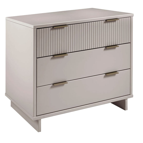 Manhattan Comfort Granville Modern Dresser and Nightstand Light Grey GRAN046