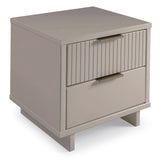 Manhattan Comfort Granville Modern Dresser and Nightstand Light Grey GRAN046