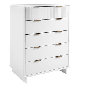 Manhattan Comfort Granville Modern Chest and Double Dresser White GRAN061