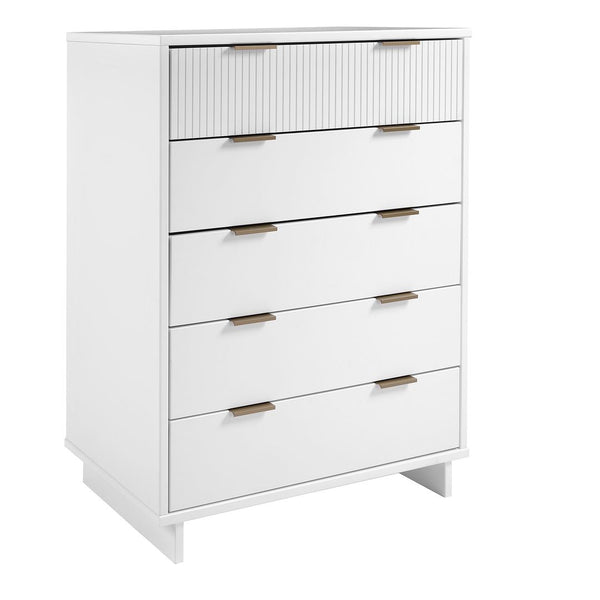 Manhattan Comfort Granville Modern Chest and Double Dresser White GRAN061