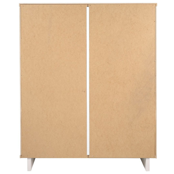 Manhattan Comfort Granville Modern Chest and Double Dresser White GRAN061