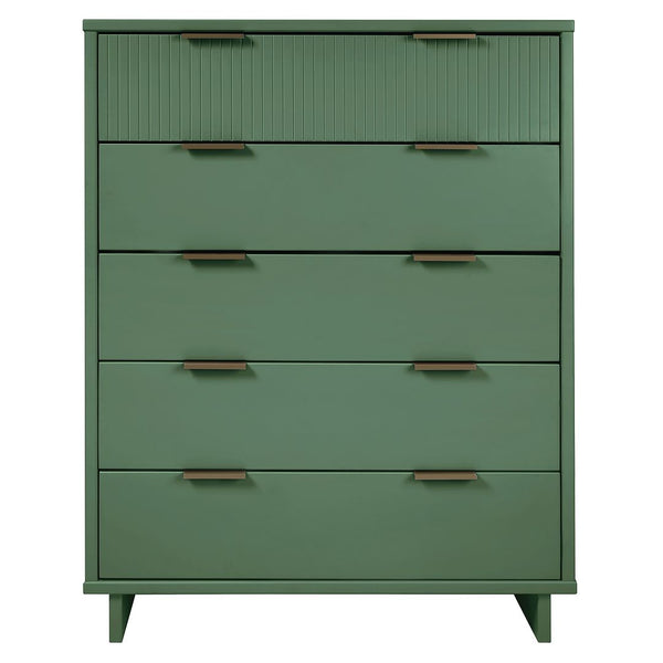 Manhattan Comfort Granville Modern Chest and Double Dresser Sage Green GRAN063