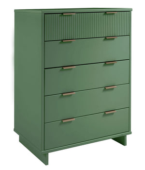 Manhattan Comfort Granville Modern Chest and Double Dresser Sage Green GRAN063