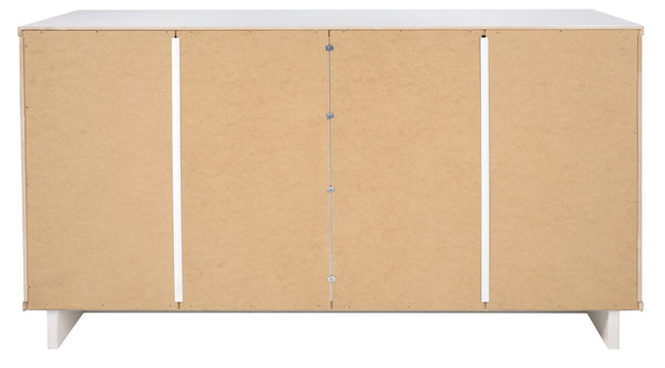 Manhattan Comfort Granville Modern 3 Piece Dresser Set - Tall Narrow, Double Dresser, and Nightstand White GRAN071