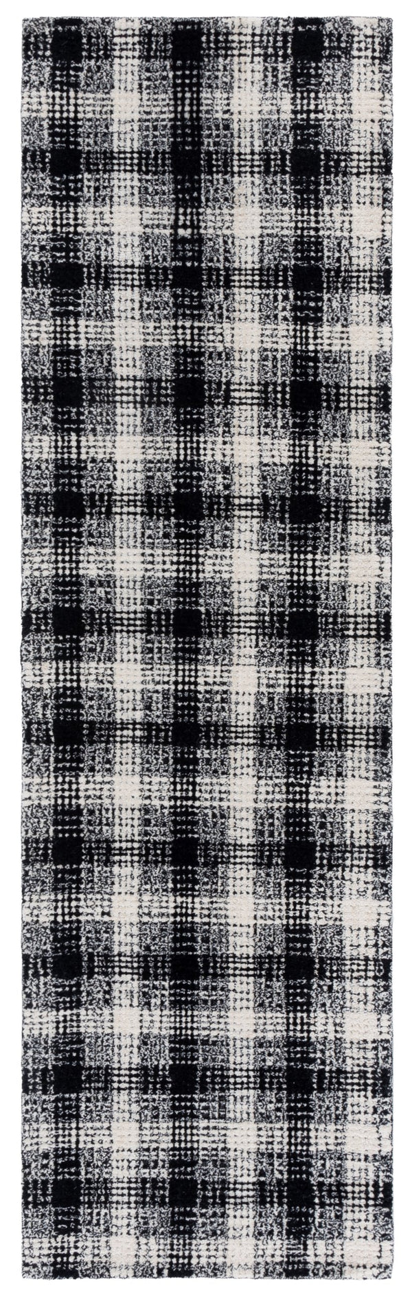 Safavieh Genre Hand-tufted Wool Runner - Elegant Modern Design With Abstract Patterns For Stylish Interiors Black ,Ivory Wool Pile Gre154z-28