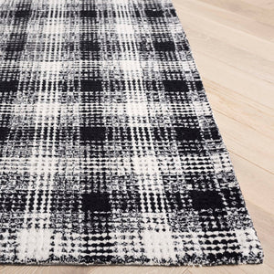 Safavieh Genre Hand-tufted Wool Area Rug - Modern Abstract Design For Elegant Home Decor & Comfort Black ,Ivory Wool Pile Gre154z-8