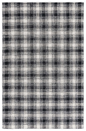 Safavieh Genre Hand-tufted Wool Runner - Elegant Modern Design With Abstract Patterns For Stylish Interiors Black ,Ivory Wool Pile Gre154z-5