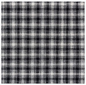 Safavieh Genre Hand-tufted Wool Area Rug - Modern Abstract Design For Elegant Home Decor & Comfort Black ,Ivory Wool Pile Gre154z-8