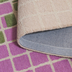 Safavieh Genre Hand-Tufted Light Pink & Green Runner Rug — Scandinavian Minimalist Wool-Cotton Blend Comfort 2'-3" x 8'-0" GRE206U-28