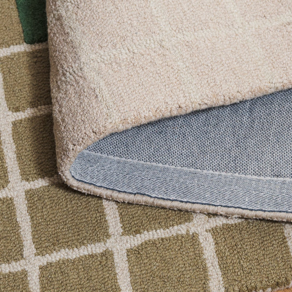 Safavieh Genre Hand-Tufted Scandinavian Rug In Soothing Green Beige Geometric Design, Wool-Cotton Blend 5'-0" x 8'-0" GRE206Y-5