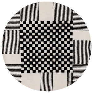 Safavieh Genre Hand-tufted Area Rug In Chic Grey And Green - Luxurious Modern Design For Any Space Black ,Ivory Wool Pile Gre207z-29