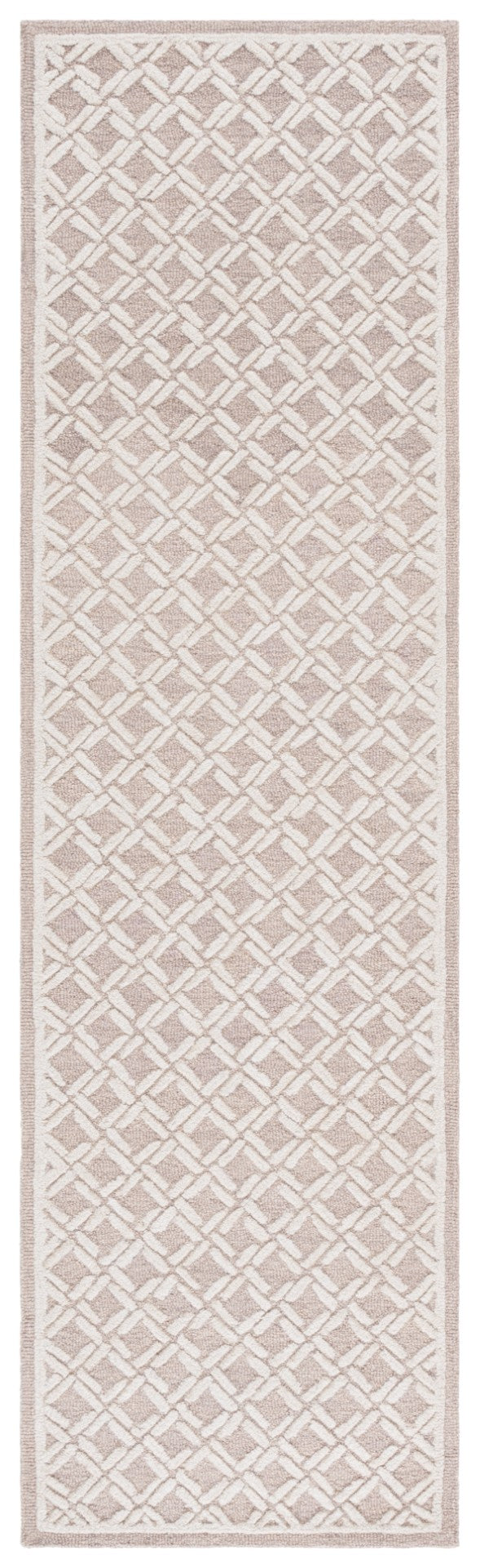 Safavieh Genre Luxurious Hand-tufted Area Rug With Diamond Trellis Pattern For Elegant Home Decor Solutions Beige ,Ivory 80% Wool & 20% Cotton Gre350b-6