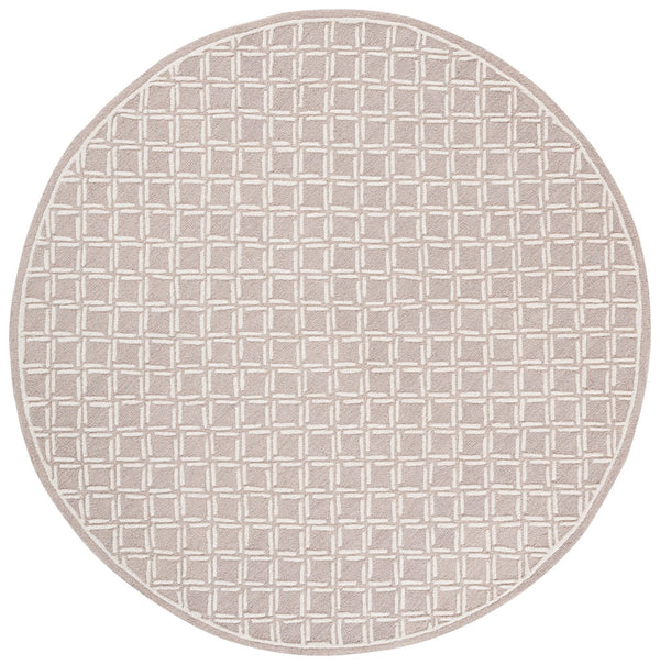 Safavieh Genre Hand-tufted Runner Rug With Geometric Design - Luxurious Wool And Cotton For Timeless Elegance Beige ,Ivory 80% Wool & 20% Cotton Gre350b-6r