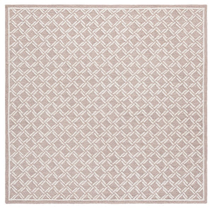 Safavieh Genre Hand-tufted Runner Rug With Geometric Design - Luxurious Wool And Cotton For Timeless Elegance Beige ,Ivory 80% Wool & 20% Cotton Gre350b-6sq