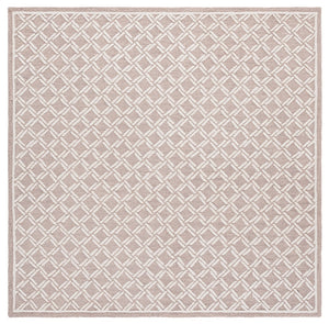 Safavieh Genre Luxurious Hand-tufted Area Rug With Diamond Trellis Pattern For Elegant Home Decor Solutions Beige ,Ivory 80% Wool & 20% Cotton Gre350b-6