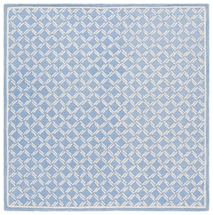 Safavieh Genre Hand-tufted Runner Rug With Geometric Design - Luxurious Wool And Cotton For Timeless Elegance Blue ,Ivory 80% Wool & 20% Cotton Gre350m-6sq