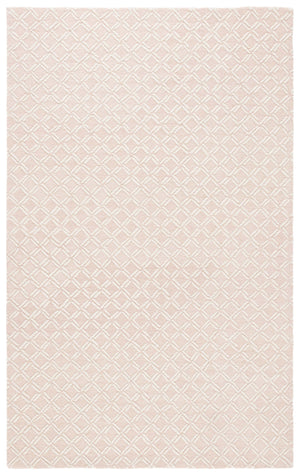 Safavieh Genre Hand-tufted Runner Rug With Geometric Design - Luxurious Wool And Cotton For Timeless Elegance Pink ,Ivory 80% Wool & 20% Cotton Gre350u-5