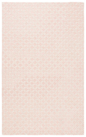 Safavieh Genre Luxurious Hand-tufted Area Rug With Diamond Trellis Pattern For Elegant Home Decor Solutions Pink ,Ivory 80% Wool & 20% Cotton Gre350u-4