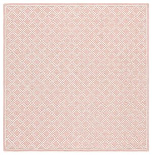 Safavieh Genre Hand-tufted Runner Rug With Geometric Design - Luxurious Wool And Cotton For Timeless Elegance Pink ,Ivory 80% Wool & 20% Cotton Gre350u-6sq