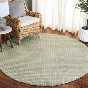 Safavieh Genre Hand-tufted Area Rug - Luxurious Wool & Cotton Blend, Perfect For Living Room Or Office Decor Green ,Ivory 80% Wool & 20% Cotton Gre351y-9
