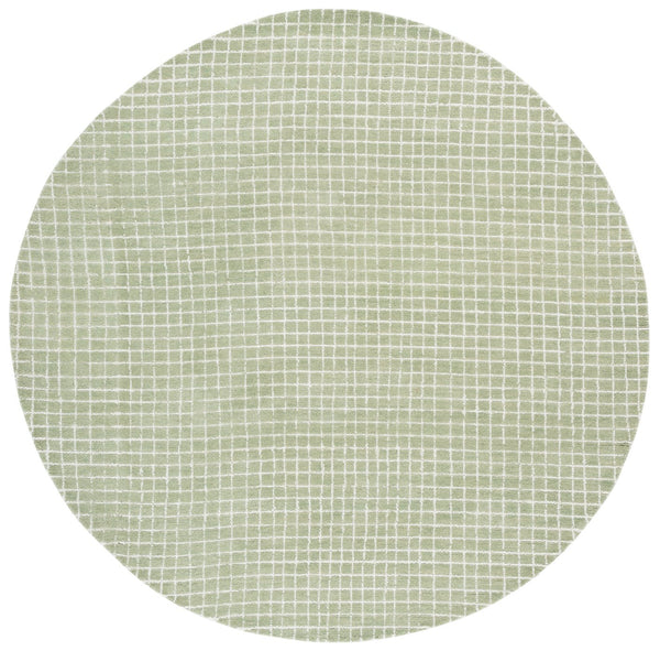 Safavieh Genre Elegant Hand-tufted Runner Rug In Soft Green And Ivory For Timeless Home Decor Style Green ,Ivory 80% Wool & 20% Cotton Gre351y-6r
