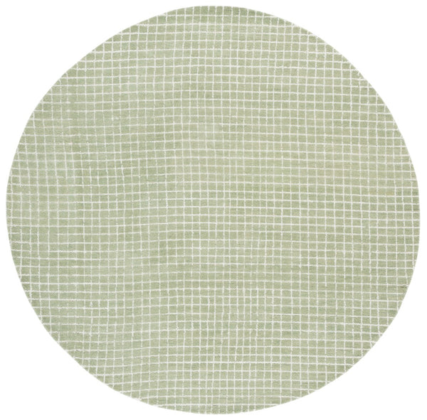 Safavieh Genre Hand-tufted Area Rug - Luxurious Wool & Cotton Blend, Perfect For Living Room Or Office Decor Green ,Ivory 80% Wool & 20% Cotton Gre351y-9