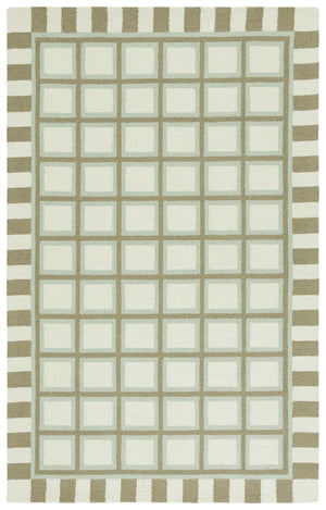 Safavieh Genre 402y Green Ivory Green ,Ivory 80% Wool,20% Cotton Gre402y-6