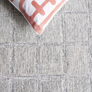 Safavieh Genre Ivory Handwoven Area Rug - Artisanal Craftsmanship For A Cozy And Sophisticated Home Decor Light Green ,Grey 80% Wool 20% Cotton Gre451f-4