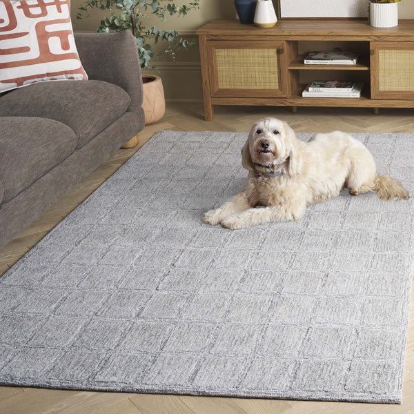 Safavieh Genre Handwoven Ivory Runner Rug - Luxurious 2x8' Design To Elevate Your Home Decor With Elegance Light Green ,Grey 80% Wool 20% Cotton Gre451f-5