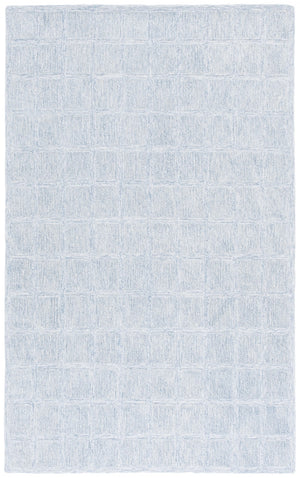 Safavieh Genre Ivory Handwoven Area Rug - Artisanal Craftsmanship For A Cozy And Sophisticated Home Decor Light Blue ,Beige 80% Wool 20% Cotton Gre451l-3