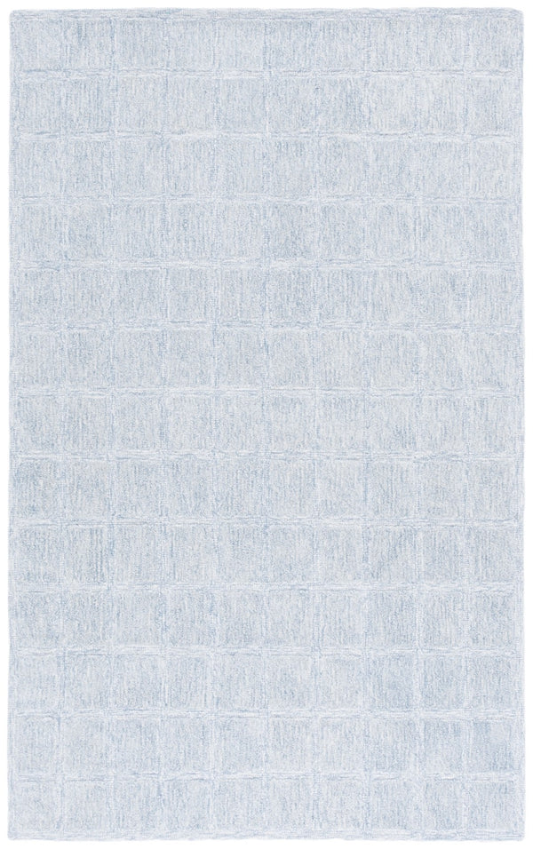 Safavieh Genre Ivory Handwoven Area Rug - Artisanal Craftsmanship For A Cozy And Sophisticated Home Decor Light Blue ,Beige 80% Wool 20% Cotton Gre451l-3