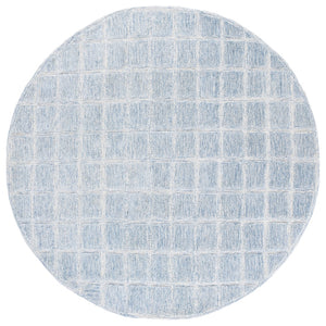 Safavieh Genre Ivory Handwoven Area Rug - Artisanal Craftsmanship For A Cozy And Sophisticated Home Decor Light Blue ,Beige 80% Wool 20% Cotton Gre451l-3