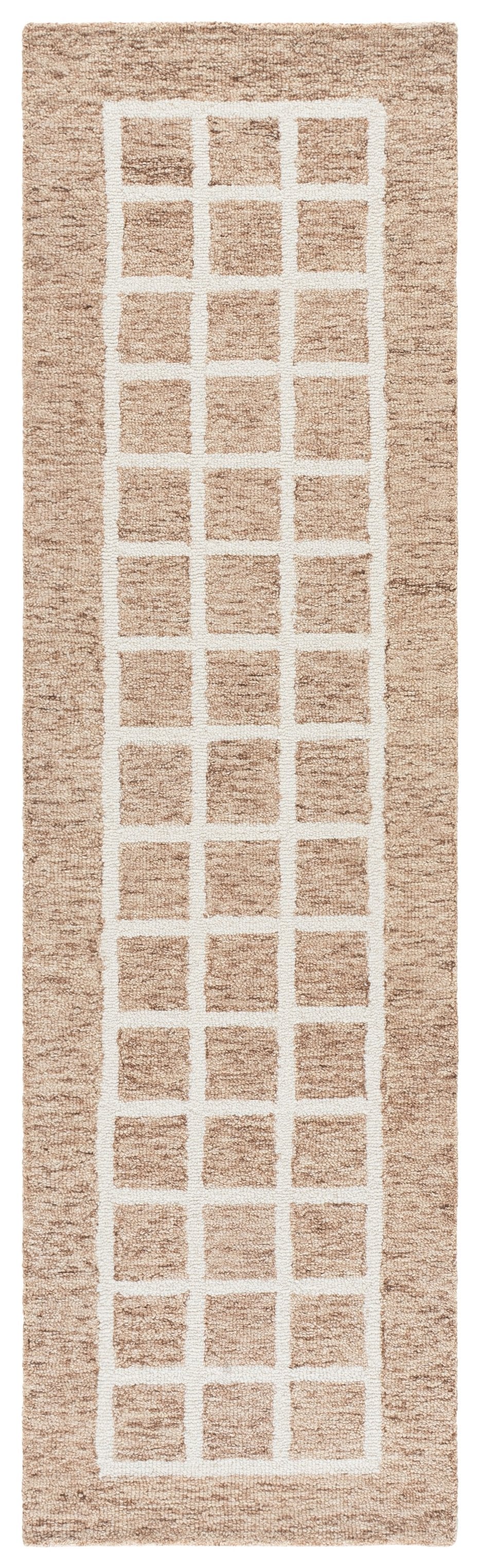 Safavieh Genre Hand‑Tufted Beige Ivory Area Rug — 80% Wool 20% Cotton Low‑Pile 3/8" For Classic Modern Spaces 8'-0" x 10'-0" GRE452B-8