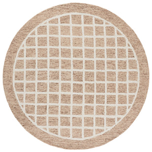 Safavieh Genre Hand‑Tufted Beige Ivory Area Rug — 80% Wool 20% Cotton Low‑Pile 3/8" For Classic Modern Spaces 8'-0" x 10'-0" GRE452B-8