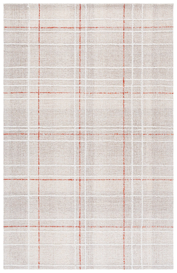 Safavieh Genre Elegant Hand-tufted Area Rug For Living Space | Soft Wool Blend In Warm Tones, 5x8 Ft Beige ,Rust 80% Wool,20% Cotton Gre503b-5