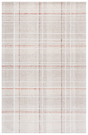 Safavieh Genre Elegant Hand-tufted Runner Rug - Warm And Sophisticated Design For Modern Home Decor Beige ,Rust 80% Wool,20% Cotton Gre503b-6sq