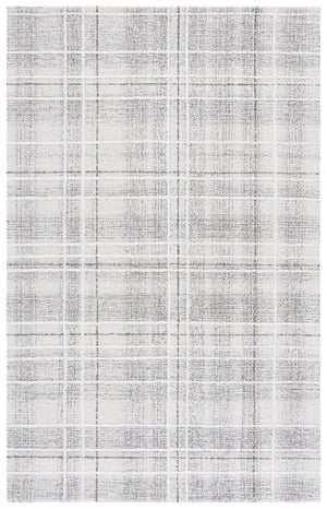 Safavieh Genre Elegant Hand-tufted Area Rug For Living Space | Soft Wool Blend In Warm Tones, 5x8 Ft Ivory ,Brown 80% Wool,20% Cotton Gre503t-5