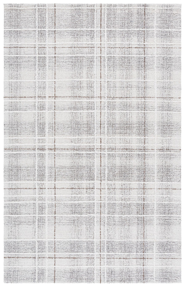 Safavieh Genre Elegant Hand-tufted Runner Rug - Warm And Sophisticated Design For Modern Home Decor Ivory ,Brown 80% Wool,20% Cotton Gre503t-8