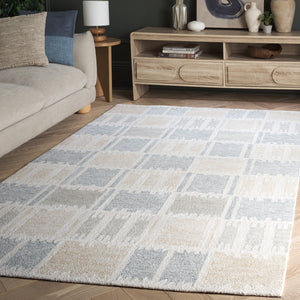 Safavieh Genre Modern Style Runner Rug - Elegant Hand-tufted Wool Blend For Hallway And Home Décor Beige ,Grey 80% Wool,20% Cotton Gre504b-6sq