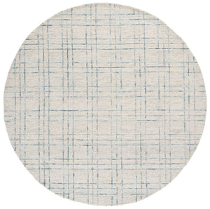 Safavieh Genre Hand-Tufted Ivory Grey Wool Rug - Minimalist Neutral Design, Soft 3/8" Pile, Durable Cozy Texture 5'-0" x 8'-0" GRE551F-5