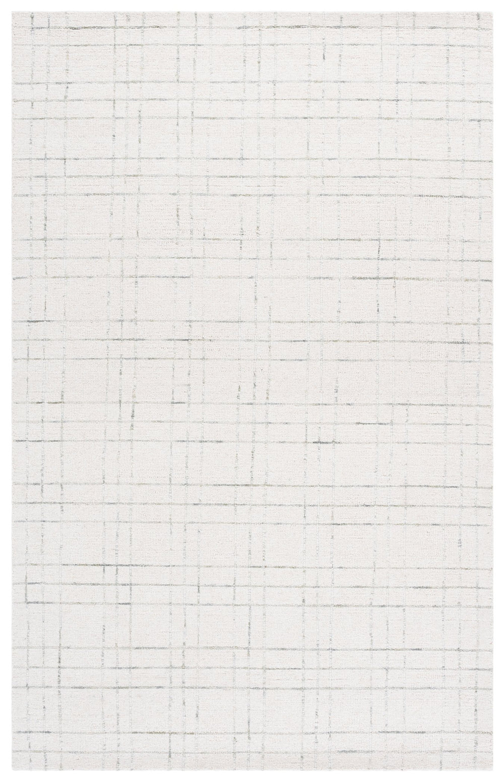 Safavieh Genre Hand-Tufted Ivory And Light Sage Runner Rug, Wool-Cotton Blend Low Pile, Hallway Elegance 2'-3" x 8'-0" GRE551W-28