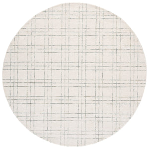 Safavieh Genre Hand-Tufted Ivory And Light Sage Rug 8X10 Wool-Cotton Blend Low Profile Durable Elegance 9'-0" x 12'-0" GRE551W-9