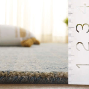 Safavieh Genre Hand-tufted Area Rug In Elegant Hues - Luxurious Wool & Cotton Blend For Stylish Interiors Blue ,Ivory 80% Wool & 20% Cotton Gre701m-9