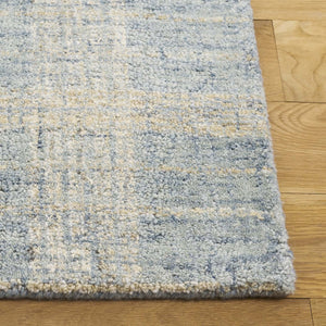 Safavieh Genre Hand-tufted Area Rug In Elegant Hues - Luxurious Wool & Cotton Blend For Stylish Interiors Blue ,Ivory 80% Wool & 20% Cotton Gre701m-9