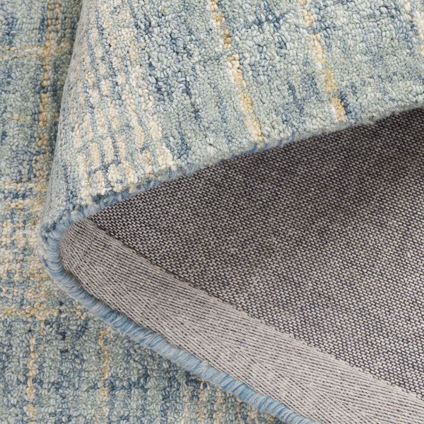 Safavieh Genre Hand Tufted Wool And Cotton Runner Rug – Luxurious Comfort And Elegant Design For Your Home Blue ,Ivory 80% Wool & 20% Cotton Gre701m-5