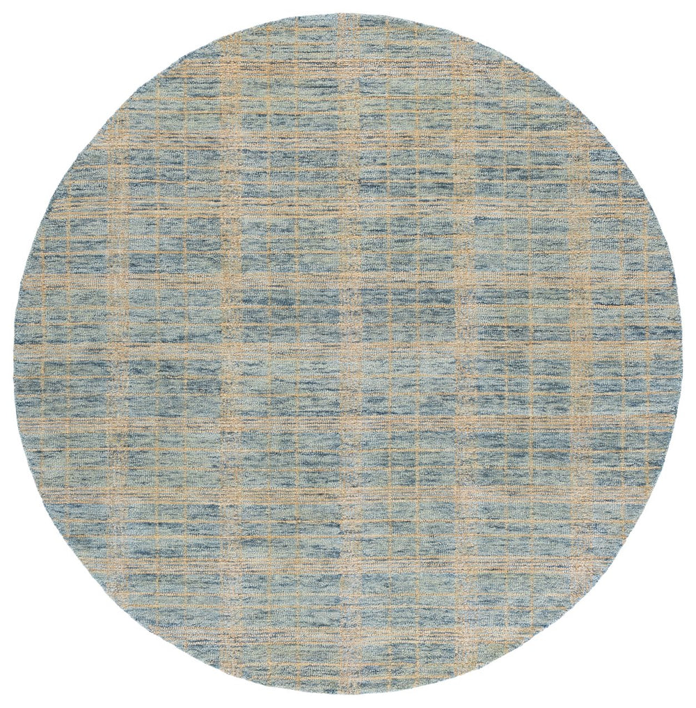 Safavieh Genre Hand Tufted Wool And Cotton Runner Rug – Luxurious Comfort And Elegant Design For Your Home Blue ,Ivory 80% Wool & 20% Cotton Gre701m-6r