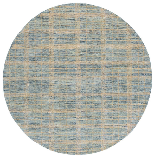Safavieh Genre Hand Tufted Wool And Cotton Runner Rug – Luxurious Comfort And Elegant Design For Your Home Blue ,Ivory 80% Wool & 20% Cotton Gre701m-6r