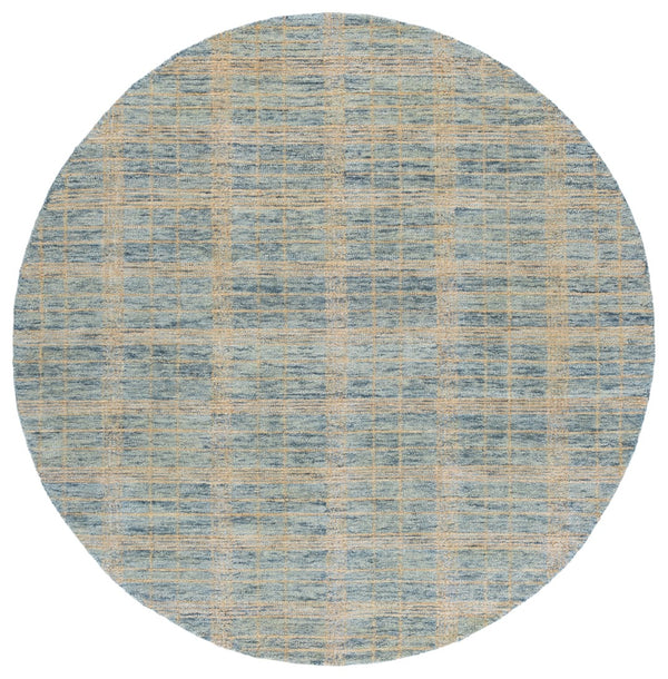 Safavieh Genre Hand-tufted Area Rug In Elegant Hues - Luxurious Wool & Cotton Blend For Stylish Interiors Blue ,Ivory 80% Wool & 20% Cotton Gre701m-9